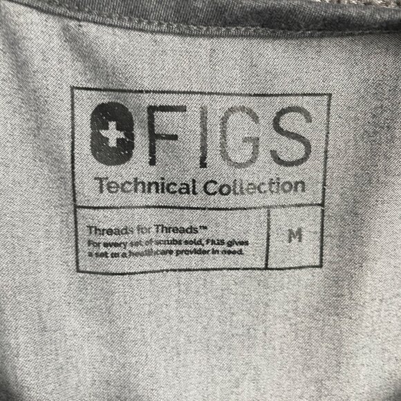 Figs Mens Scrub Top M Leon Stretchy Pockets Medical FIONx Uniform Nurse Doctor - Picture 11 of 13